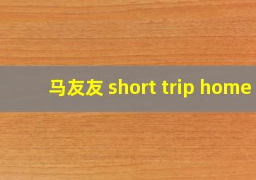 马友友 short trip home